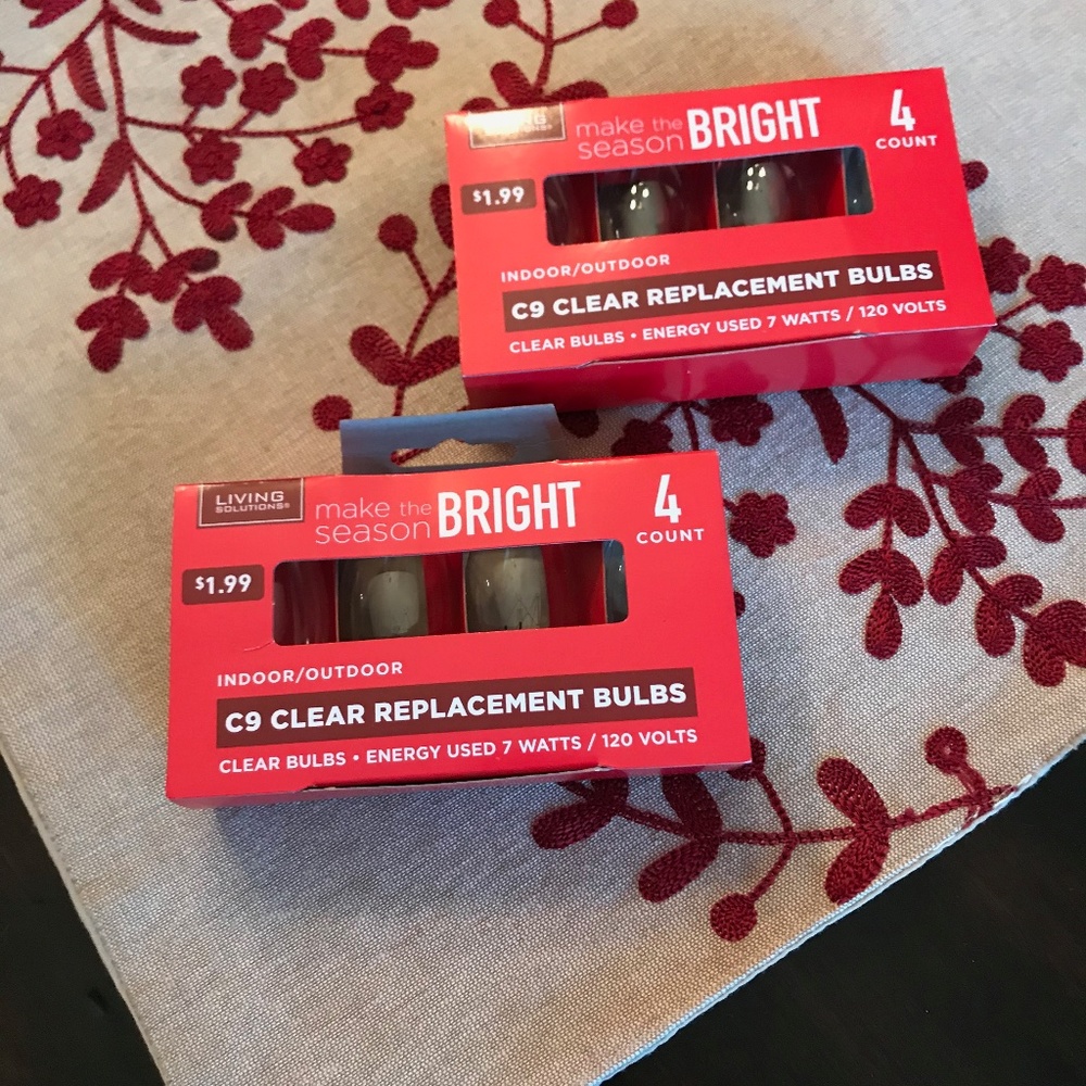 Living Solutions C9 Replacement Bulbs Clear